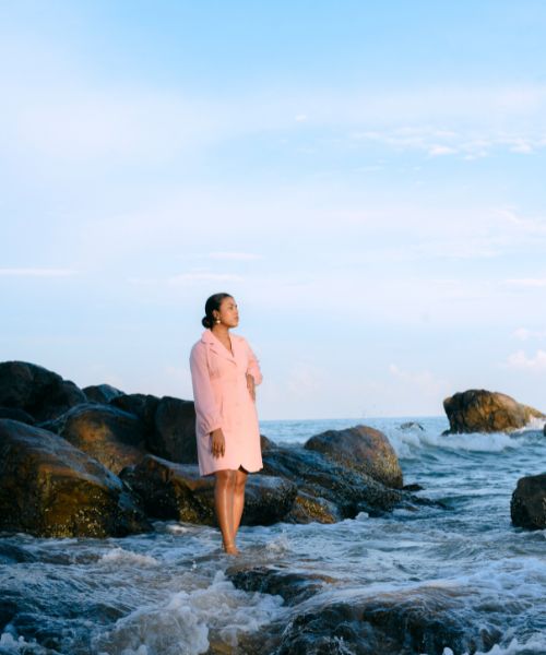 Blushlight - Pink Blazer Dress - Nivana - Image 7