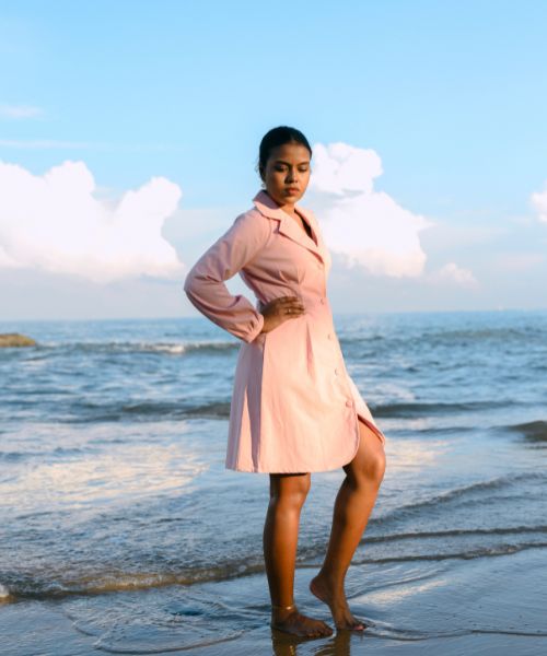 Blushlight - Pink Blazer Dress - Nivana - Image 5